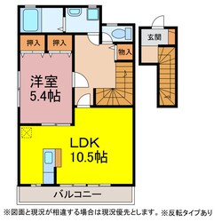 コートダジュールⅡの物件間取画像